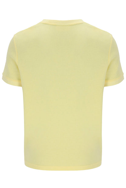 Popcorn Ash Micro Waffle Ringer T-Shirt - Popcorn