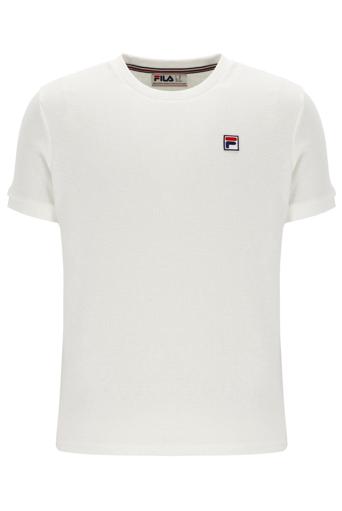 Gardenia Ash Micro Waffle Ringer T-Shirt - Gardenia