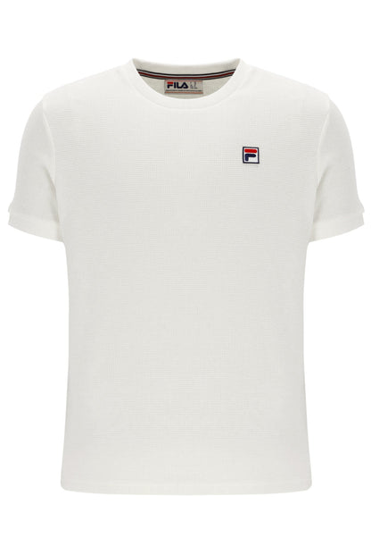Gardenia Ash Micro Waffle Ringer T-Shirt - Gardenia