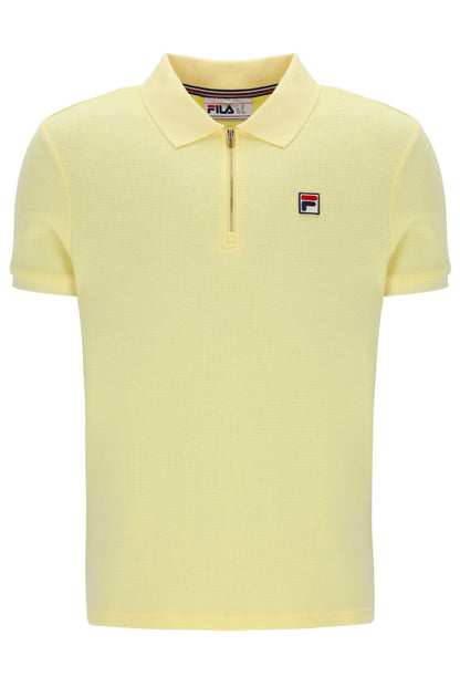 Popcorn Benjamin Micro Waffle Polo - Popcorn