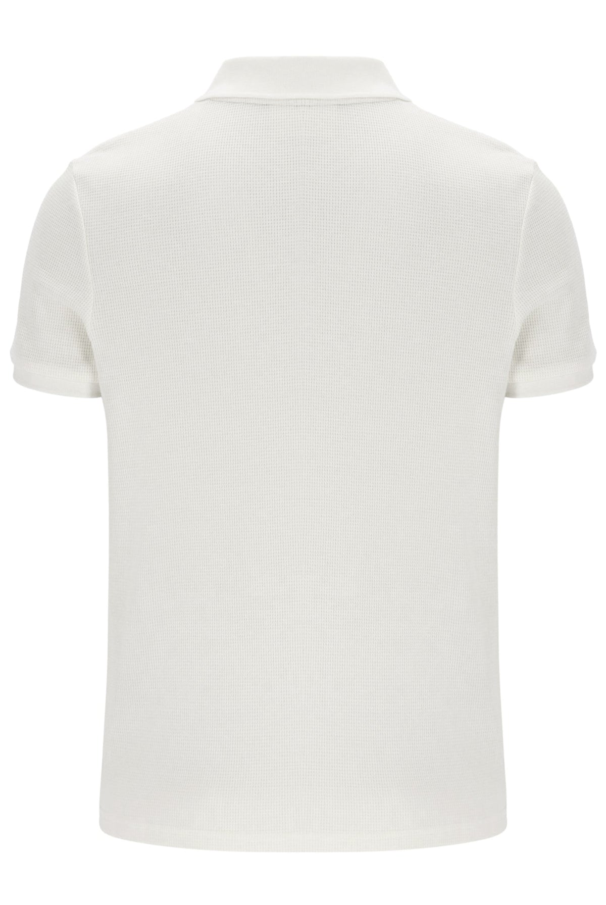 Gardenia Benjamin Micro Waffle Polo - Gardenia