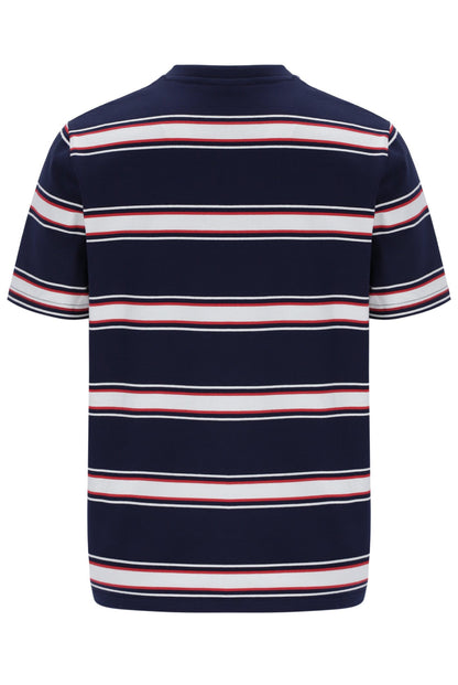 Striped Sanders Yarn Dye T-Shirt - Fila Navy