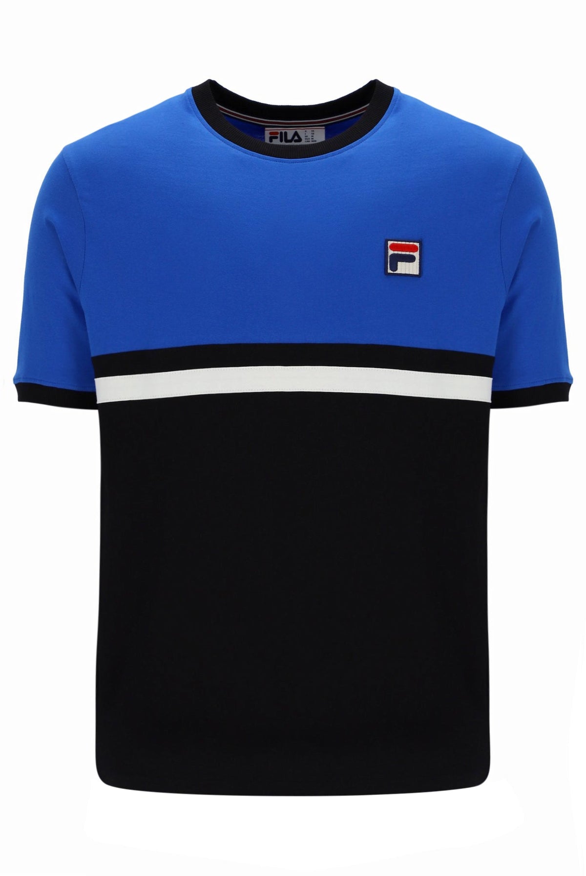 Contrast Randy Rib T-Shirt - Black