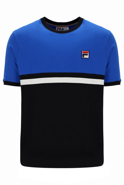 Contrast Randy Rib T-Shirt - Black