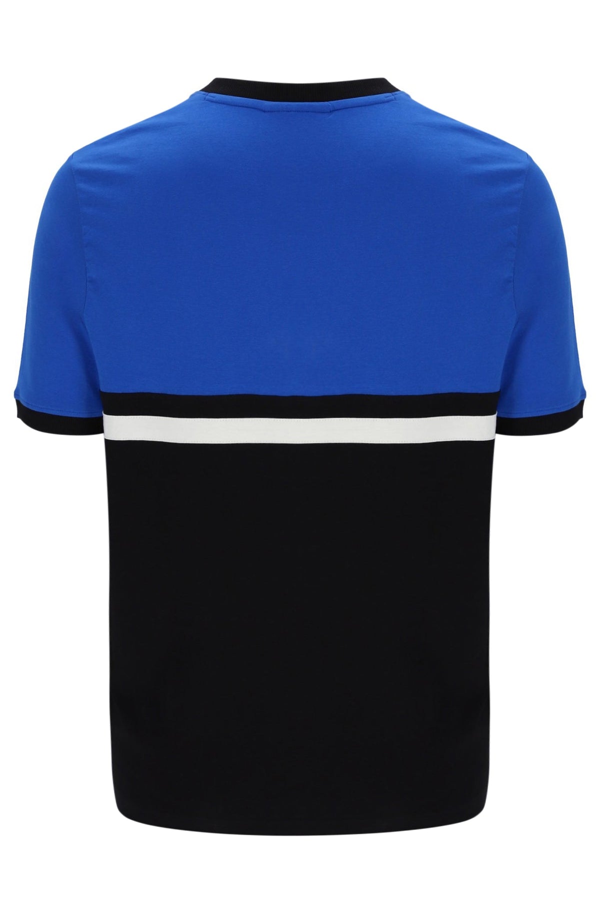 Contrast Randy Rib T-Shirt - Black