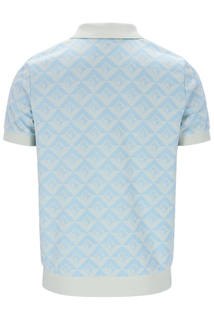 Summer Song Axel Jacquard Geo Polo - Egret