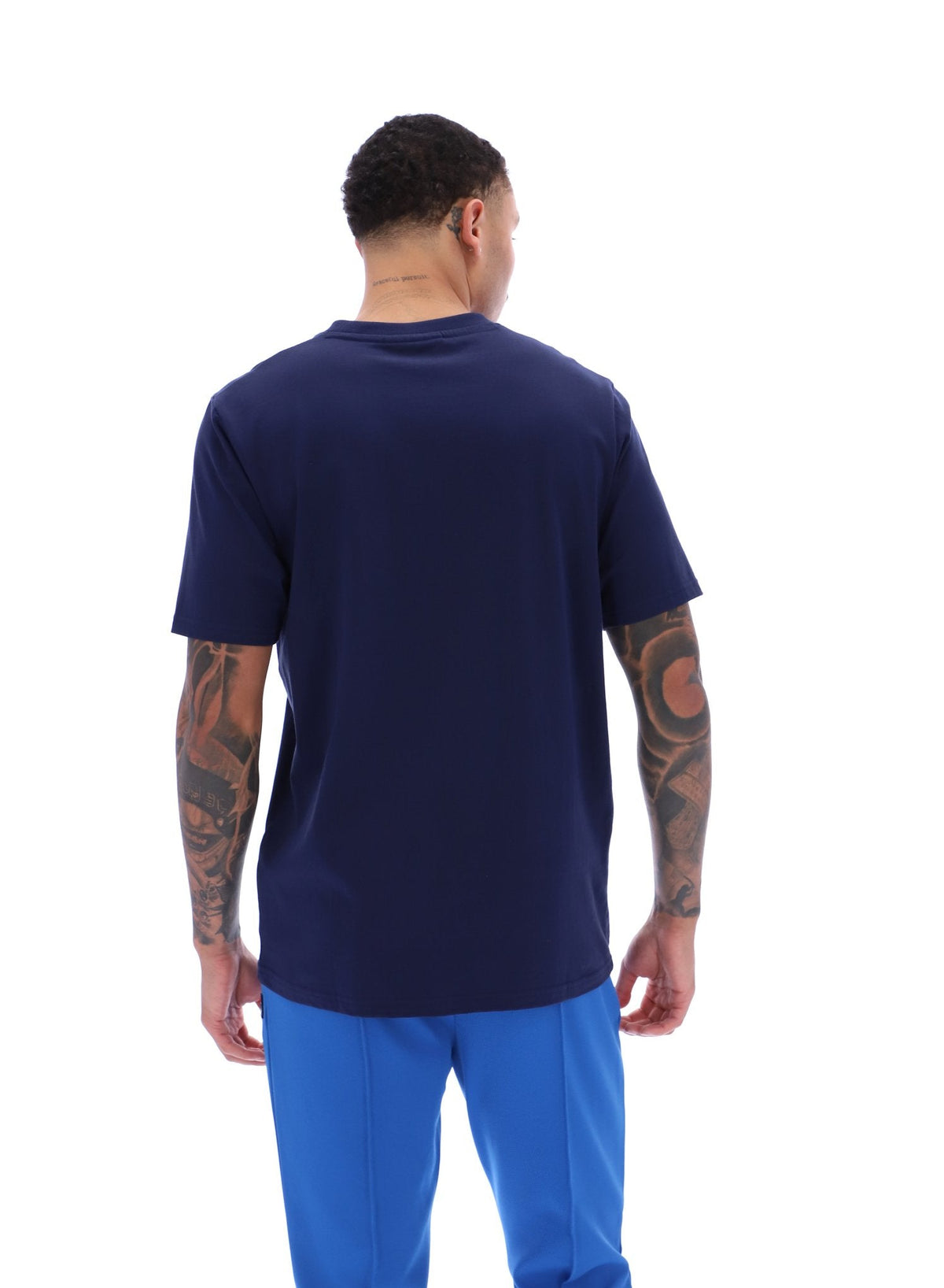 Fila Navy Williams Contrast Piping T-Shirt - Fila Navy