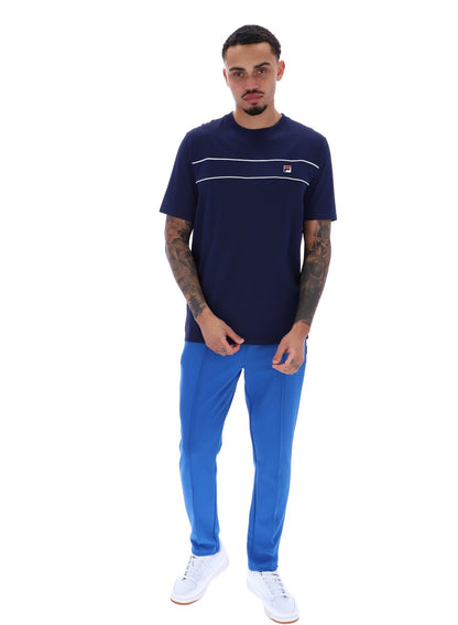 Fila Navy Williams Contrast Piping T-Shirt - Fila Navy