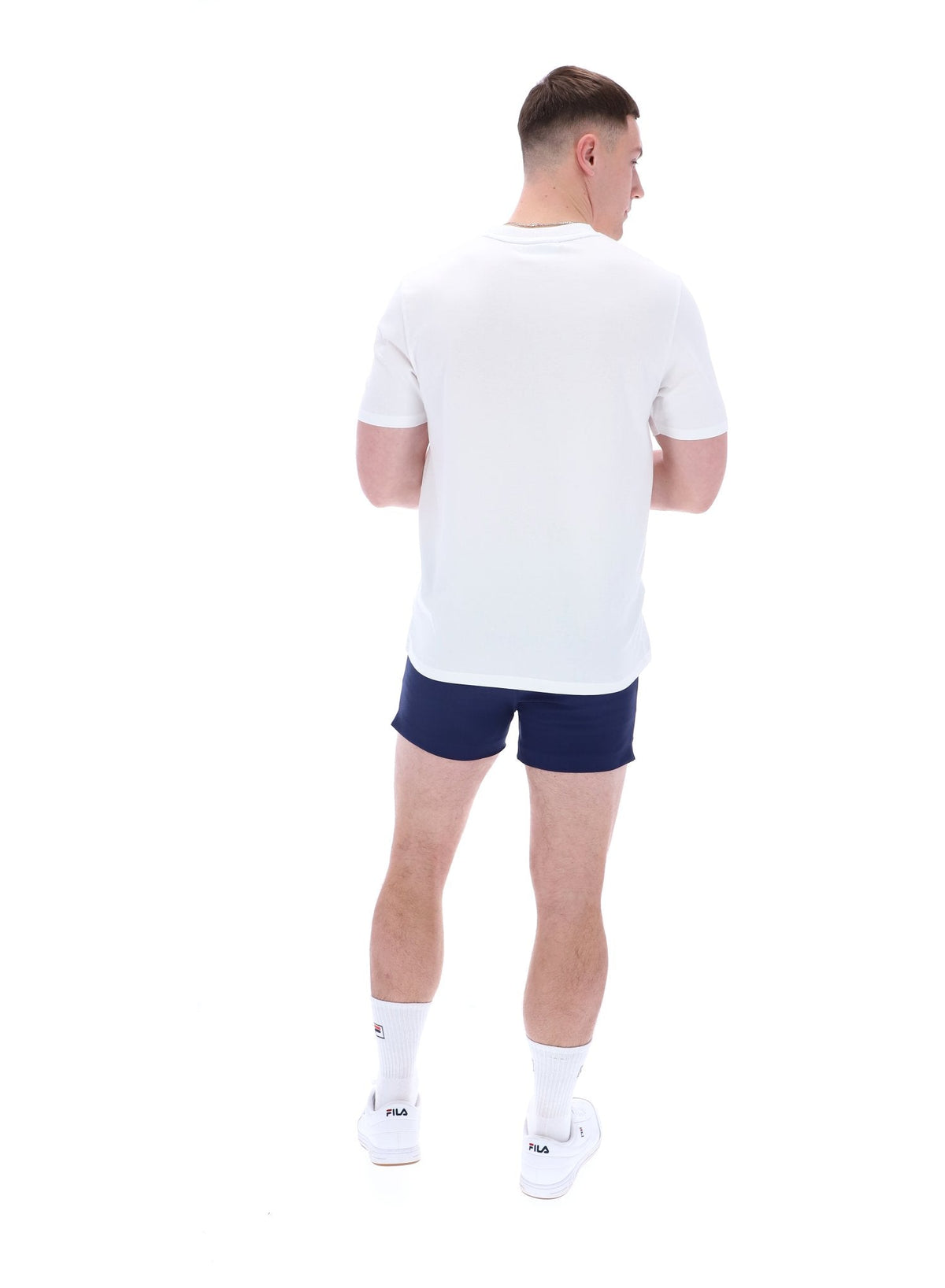 White Williams Contrast Piping T-Shirt - White